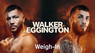Walker vs. Eggington: Cerimonia del peso
